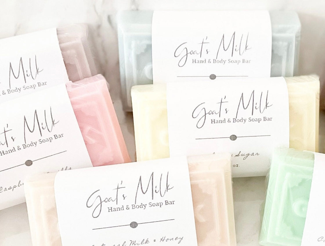 a) 4 oz Goat Milk Soap - 8 Bars