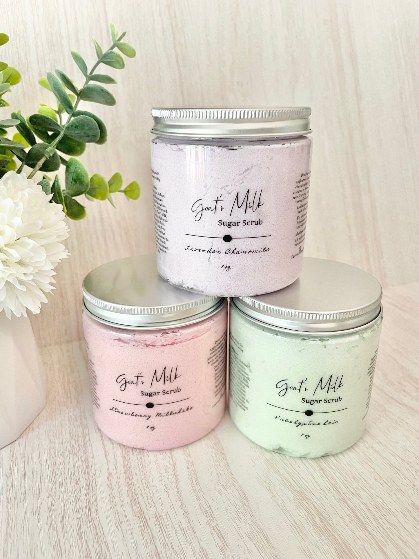 n) Goat Milk Sugar Scrub For Sensitive Skin Starter Pack - Pack Of 30