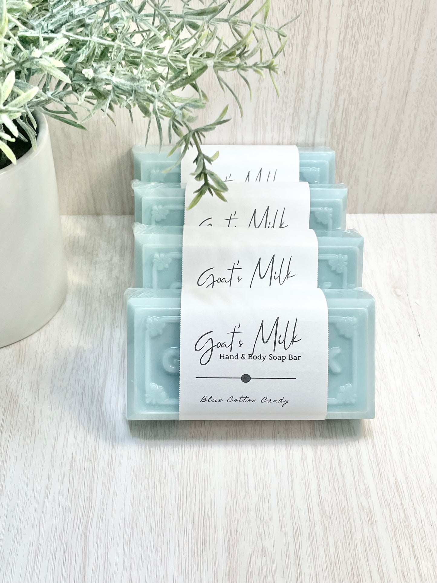 Blue Cotton Candy Goat Milk Soap