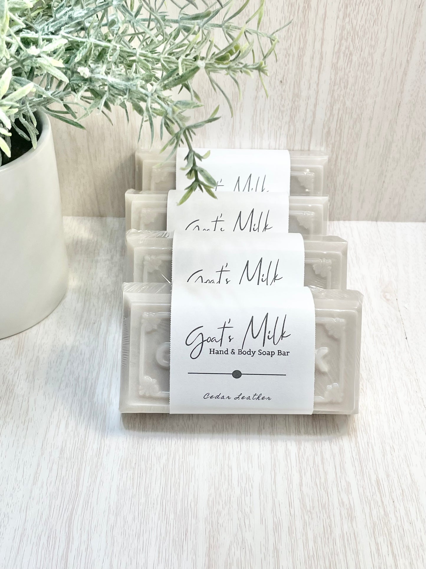 Cedar Leather Goat Milk Soap