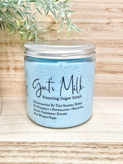 Goat Milk Sugar Scrub For Sensitive Skin