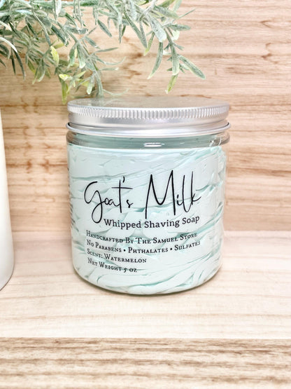 Goat Milk Whipped Soap: Shaving Soap