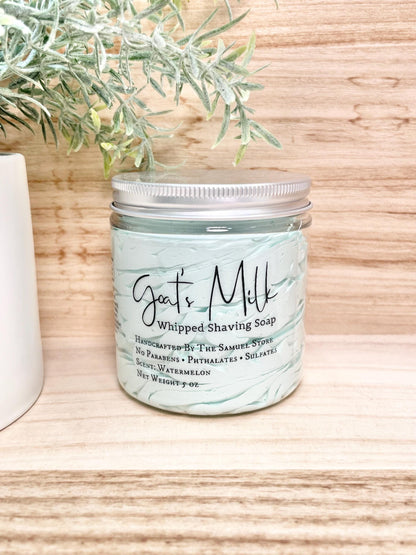 Goat Milk Whipped Soap: Shaving Soap