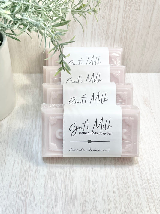 Lavender Cedarwood Goat Milk Soap