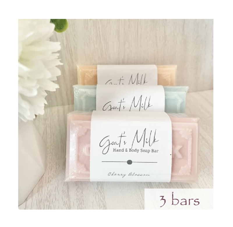 Set Of 3 Goat Milk Soap Bars