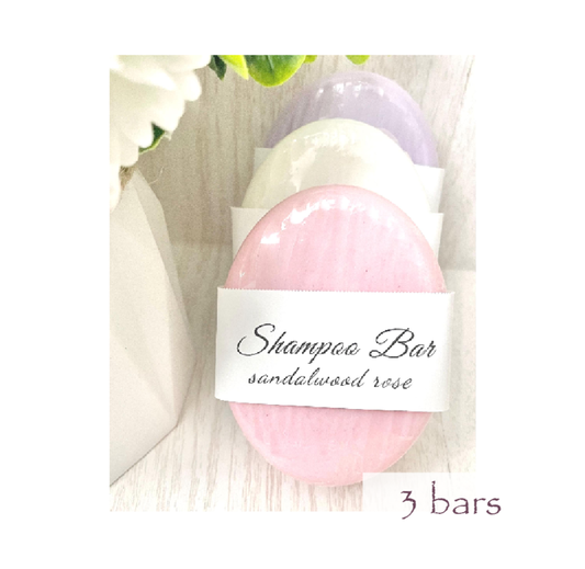 Set Of 3 Shampoo Bars