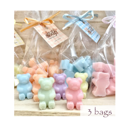 3 Bags Mini Bears Goat Milk Soap: Hand Soap For Kids