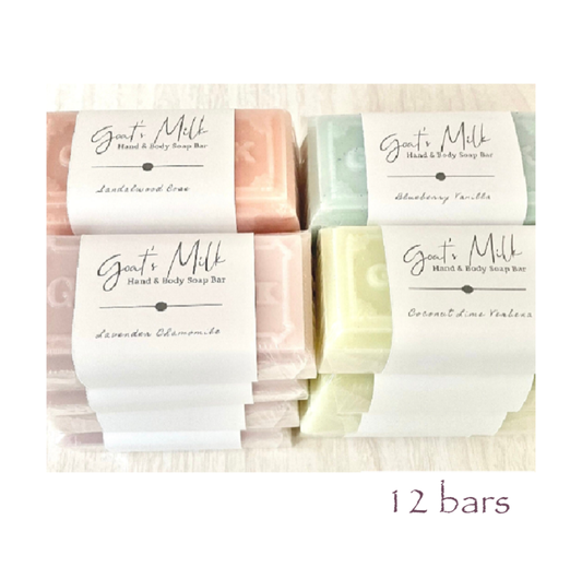 12 Bars Goat Milk Soap